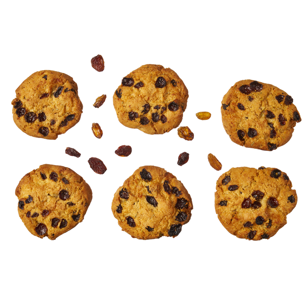 RAMERINI - Toscaanse koekjes met rozijnen en rozemarijn