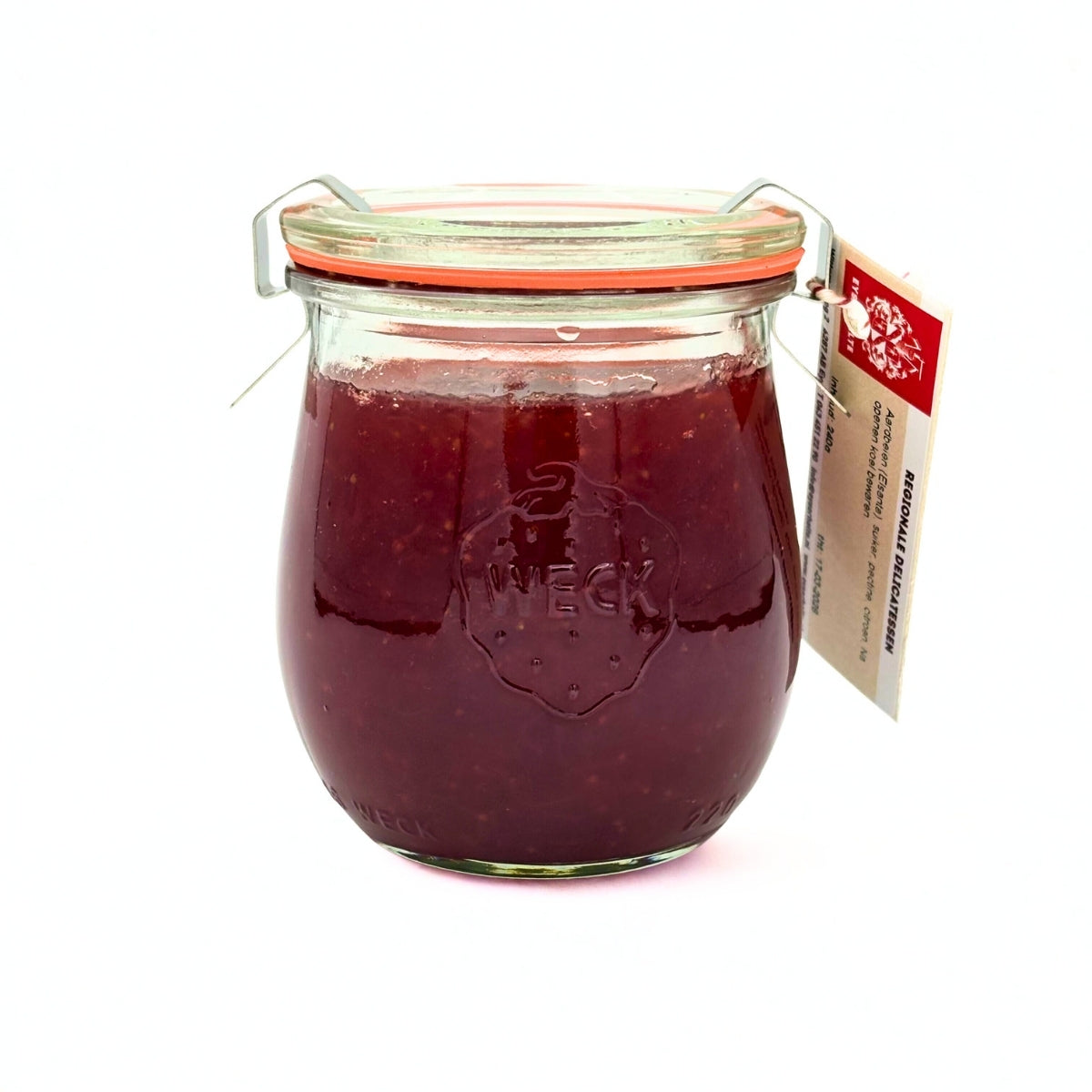 aardbeien confituur weck 240g
