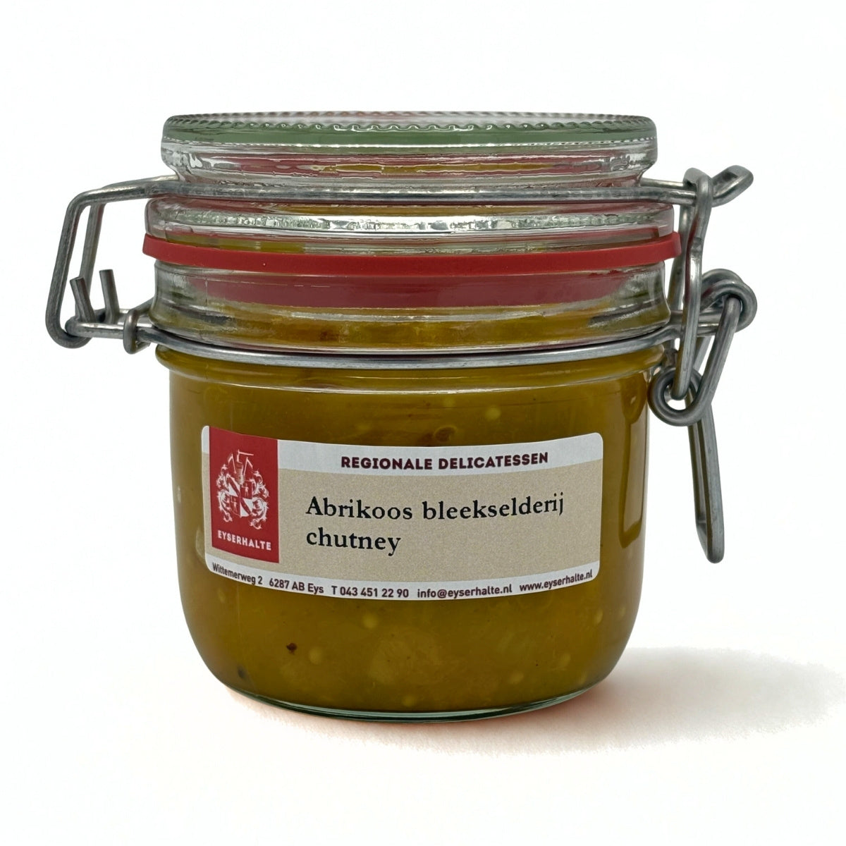 chutney abrikoos bleekselderij weck 220g