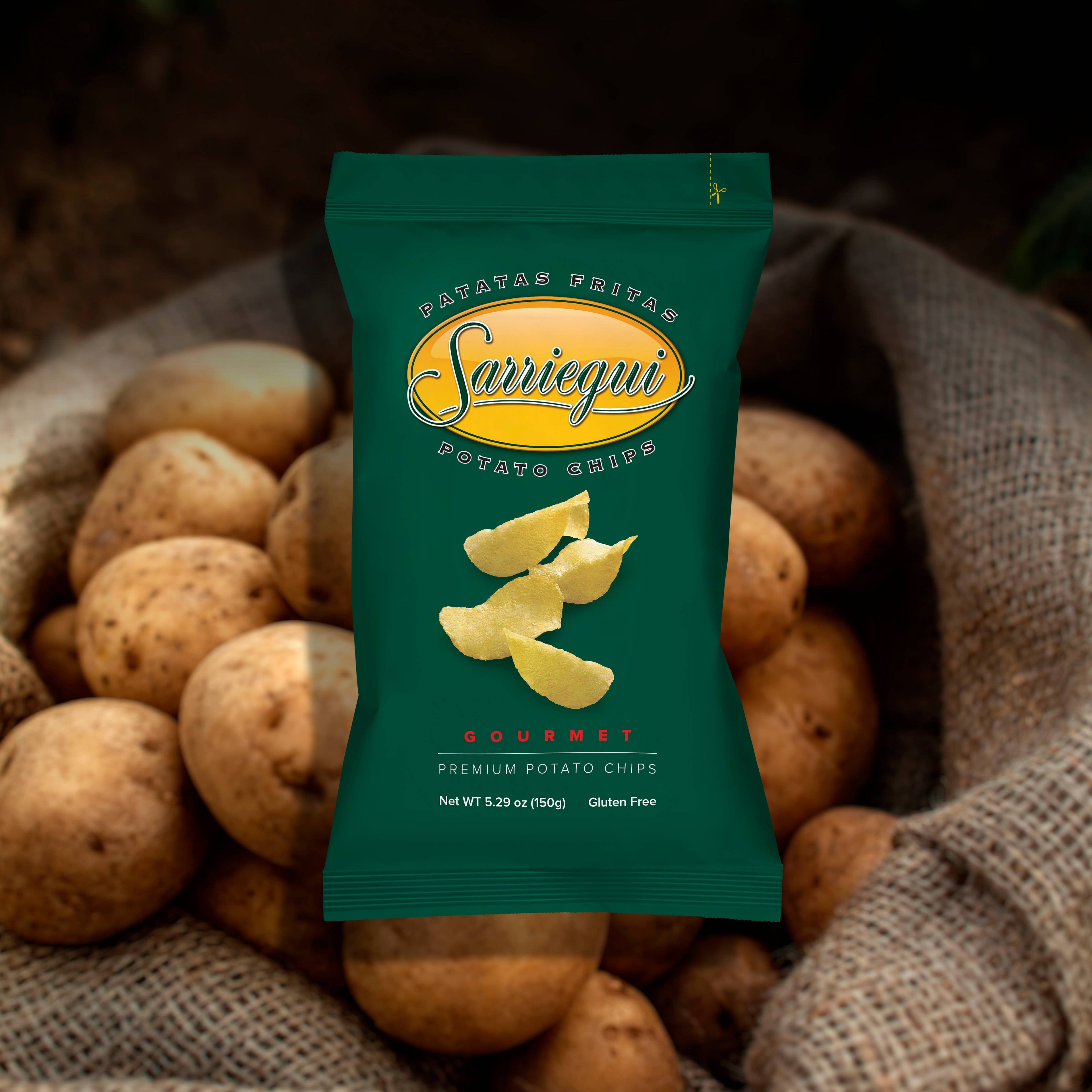 Aardappelchips 150 g in extra vierge olijfolie met zout