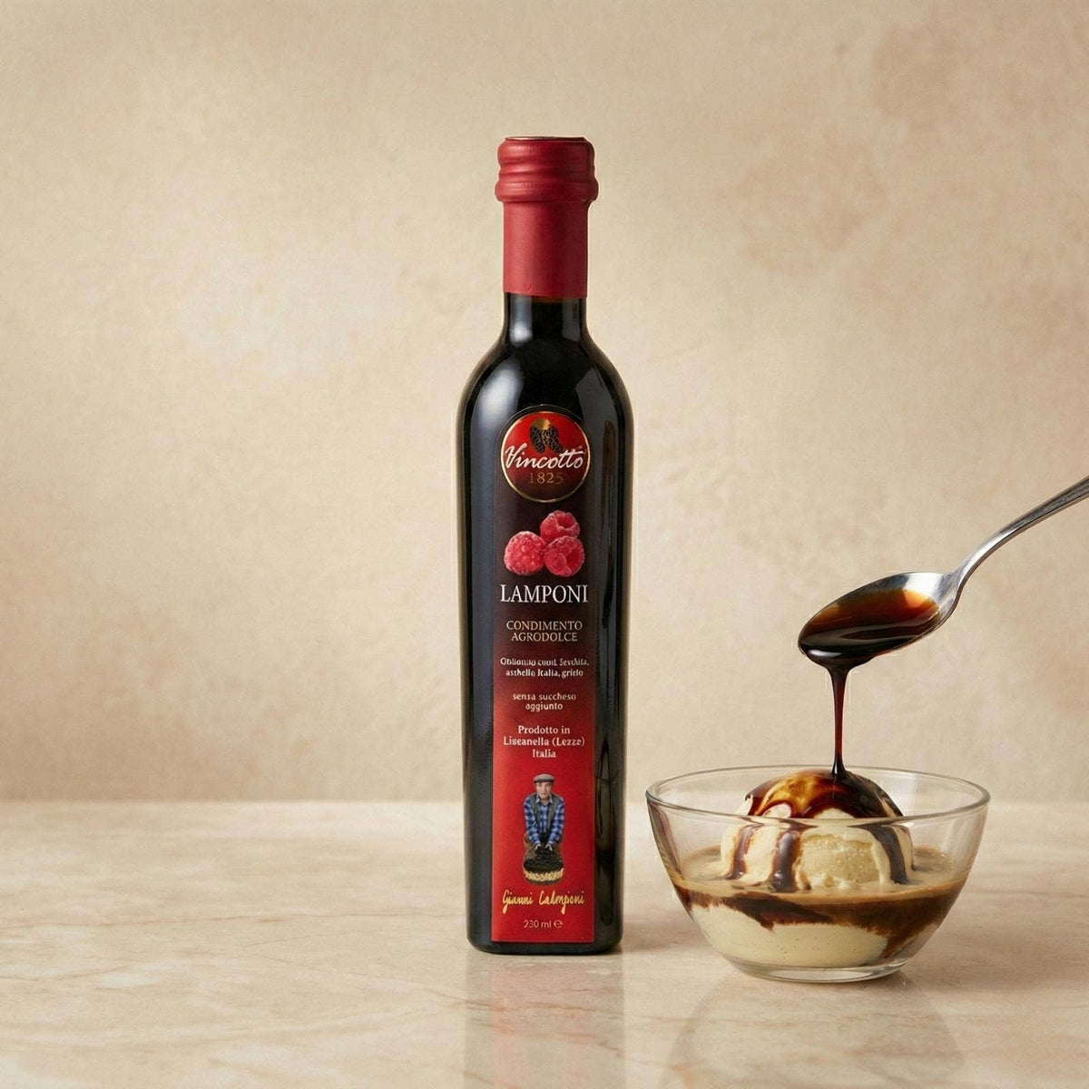 Vincotto met frambozen – Ambachtelijk zoetzuur condiment | Calogiuri, Puglia