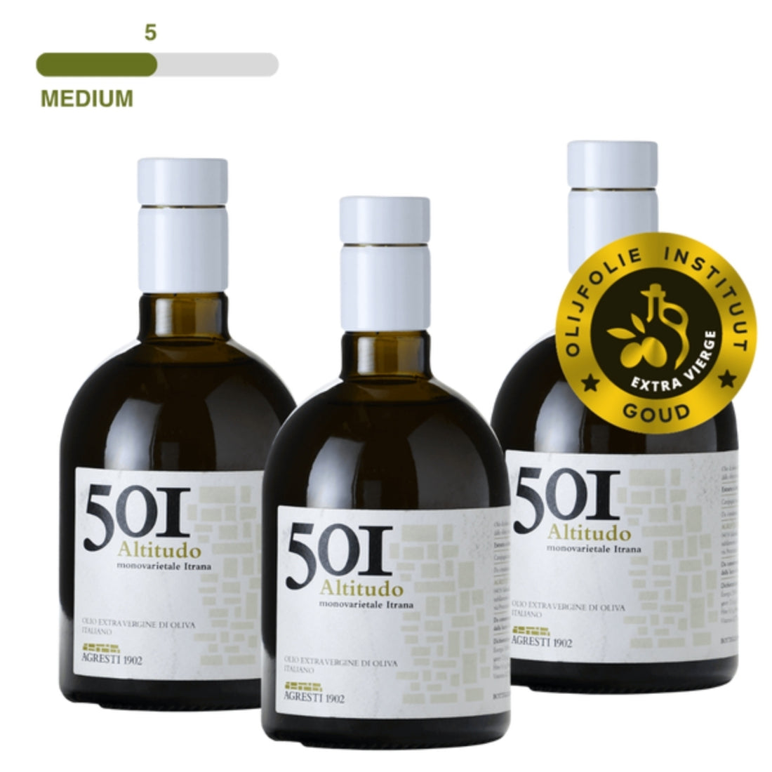 3 fles 500ml 501 altitudo olijfolie