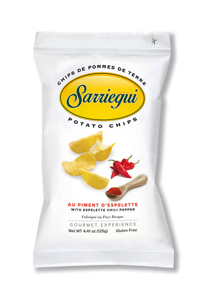 Aardappelchips 125 g met Espelette-peper