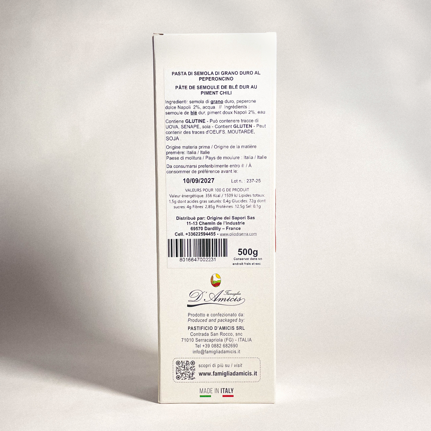 Spaghetti al Peperoncino (500g)