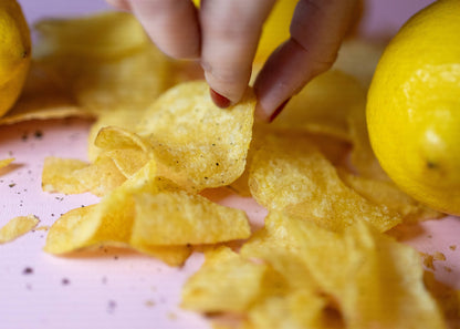Aardappelchips 125 g met citroen- en peper smaak