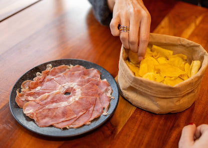 Chips met authentieke iberische ham smaak 125 g