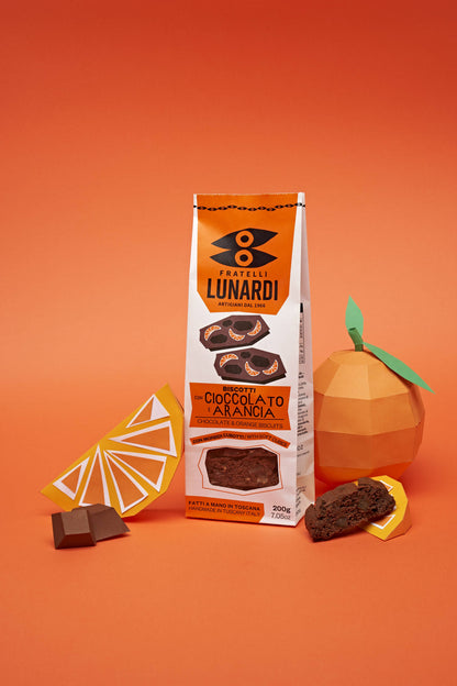 Biscuit met chocolade en sinaasappel 200 g