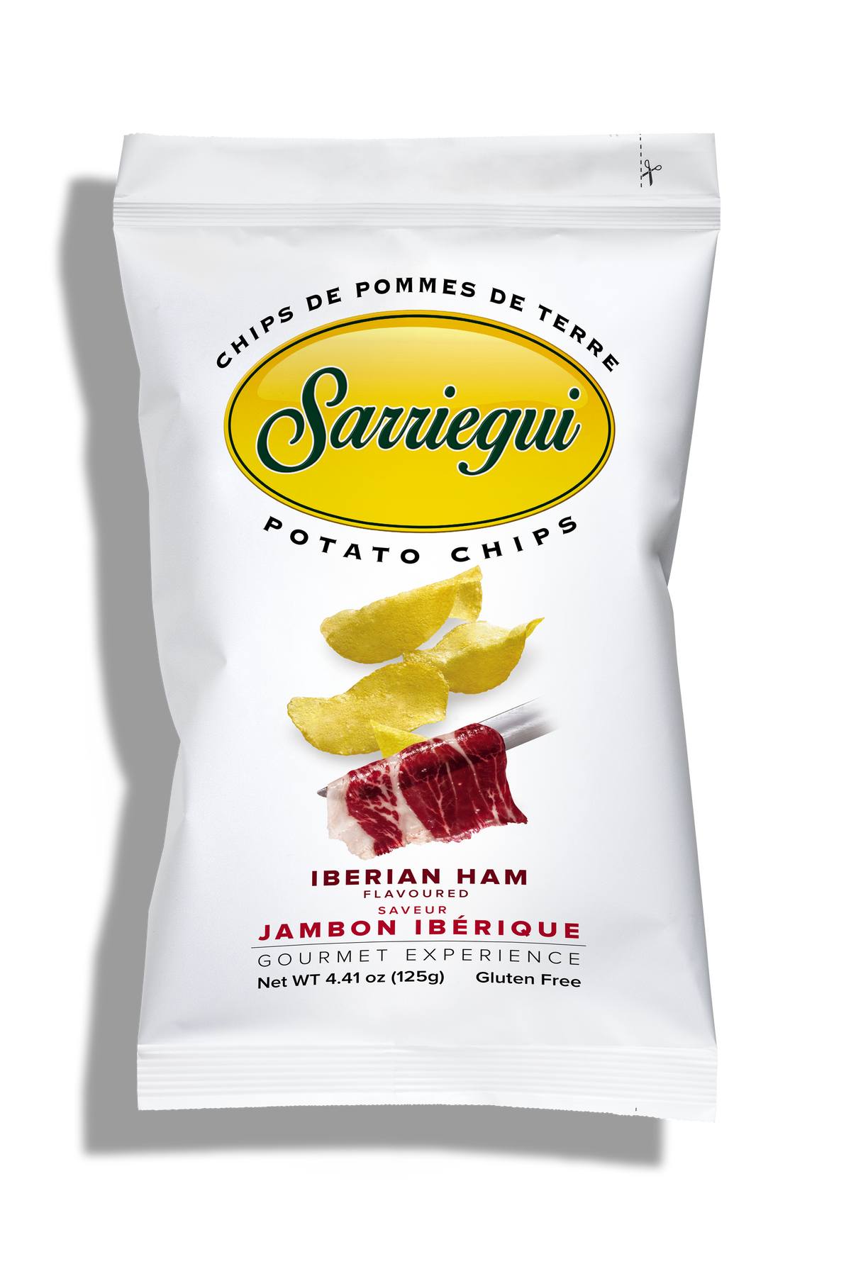 Chips met authentieke iberische ham smaak 125 g