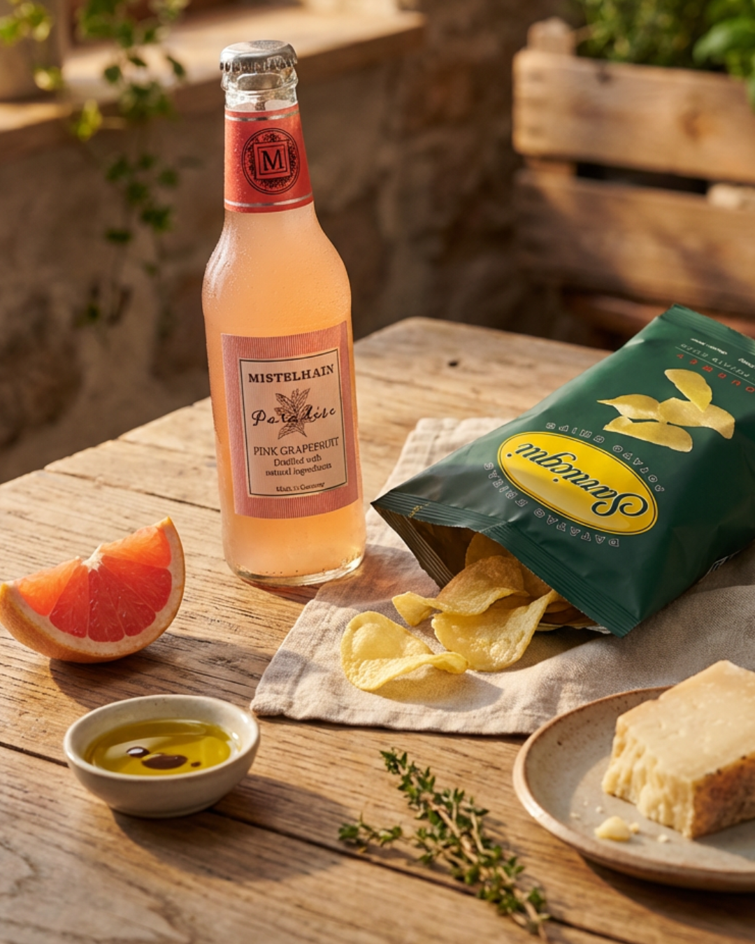 Aardappelchips 150 g in extra vierge olijfolie met zout