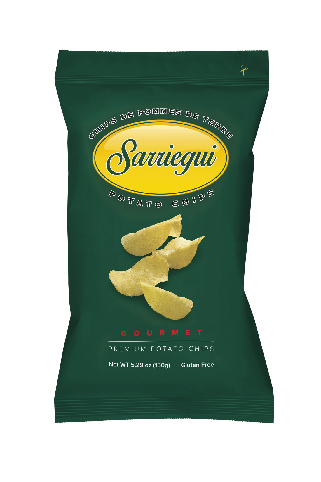 Aardappelchips 150 g in extra vierge olijfolie met zout