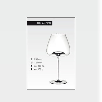 bijlage balance kristal wijnglas