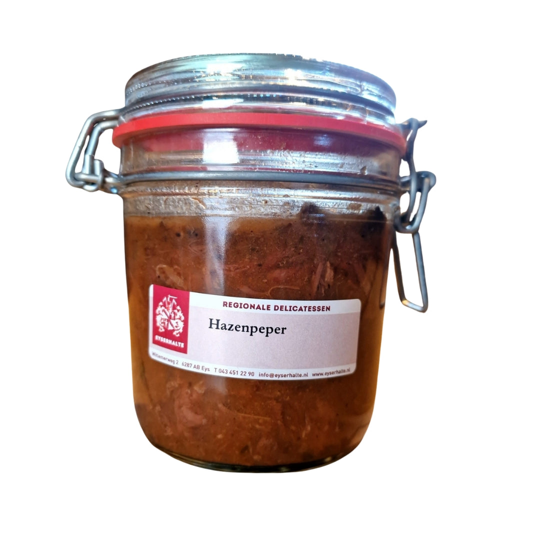 Hazenpeper huisgemaakt Eyserhalte 450 gram