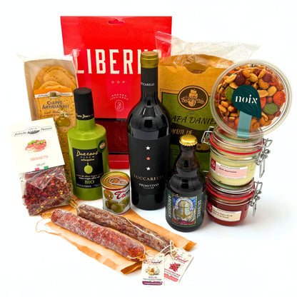 inhoud geschenkpakket gran reserva borrelbox