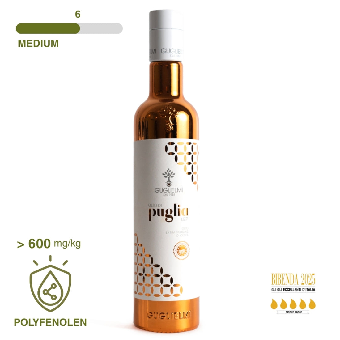 olijfolie guglielmi igp puglia 500ml