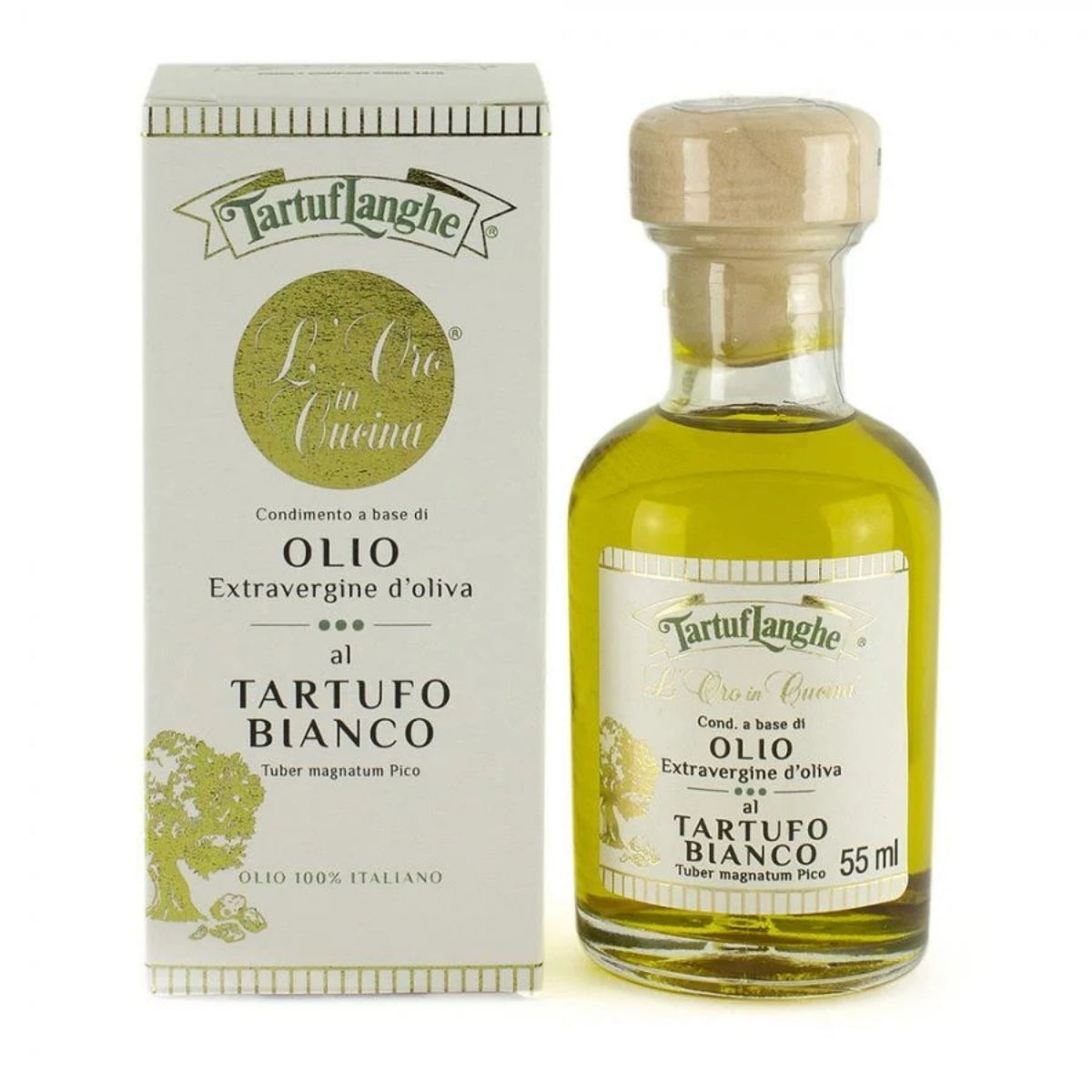 oro in cucina olijfolie extra vergine witte truffel 55ml
