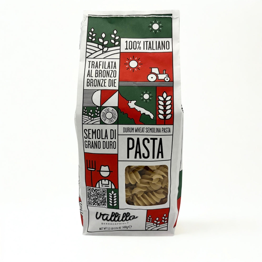 Fusilli pasta van Vallillo