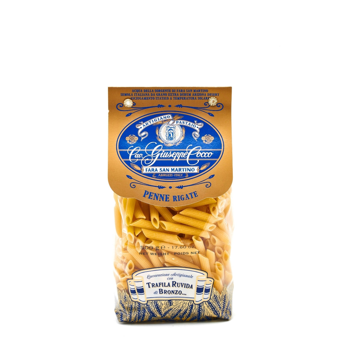 penne rigate giuseppe pasta cocco 500g